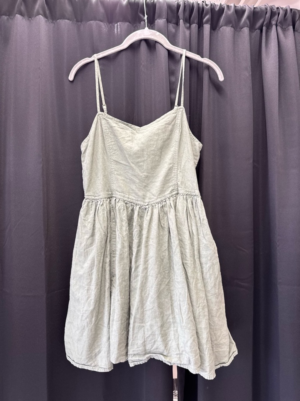 aerie Light Sage Green Mini Dress